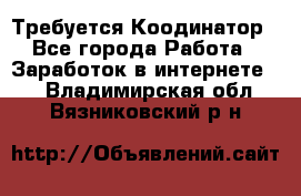 Требуется Коодинатор - Все города Работа » Заработок в интернете   . Владимирская обл.,Вязниковский р-н